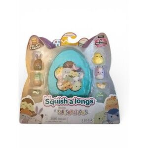 Squishmallows Easter collection Squish a longs Series 2, 1" mini figures, 4 pack